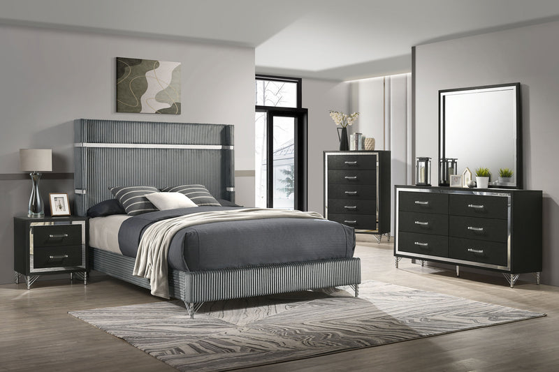 Lucia Wingback Bed