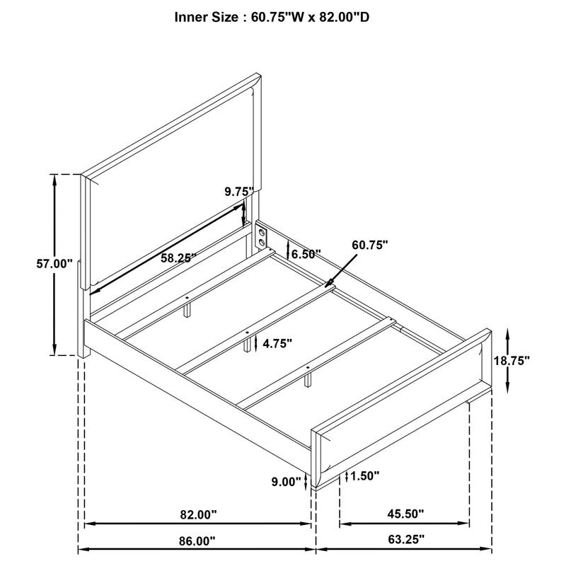 Gracemont Panel Bed