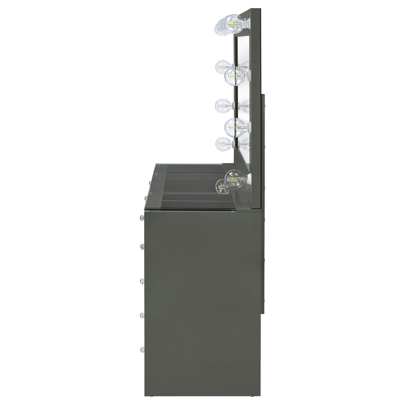 Acena Makeup Vanity Table with LED Mirror