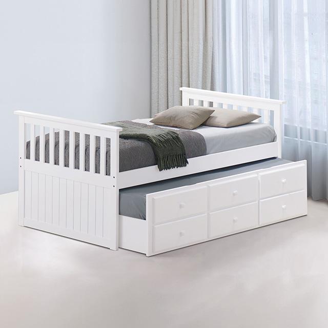 Captain Bed Clemens White