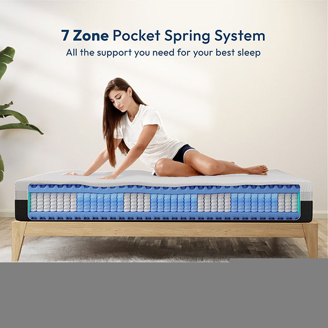 Verbena 12" Cal.King Hybrid Pocket Coil Mattress
