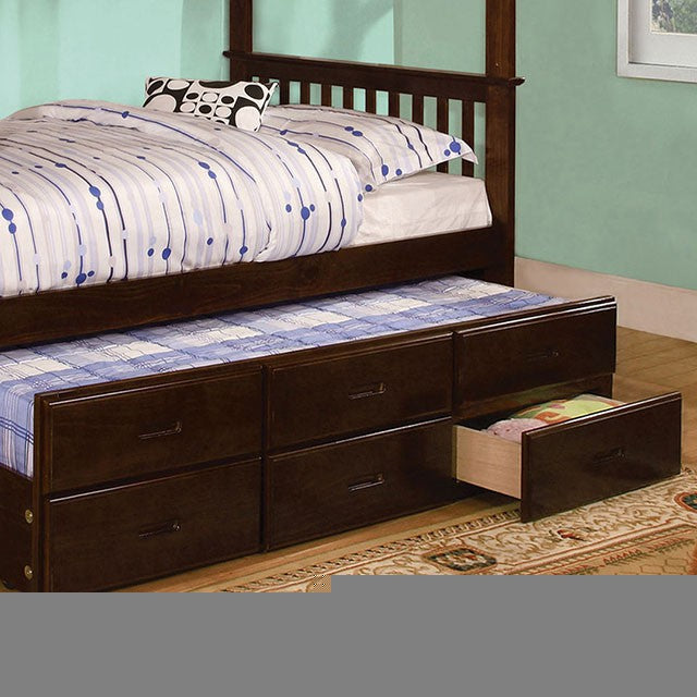 University Twin Trundle w/ 3 Drawers