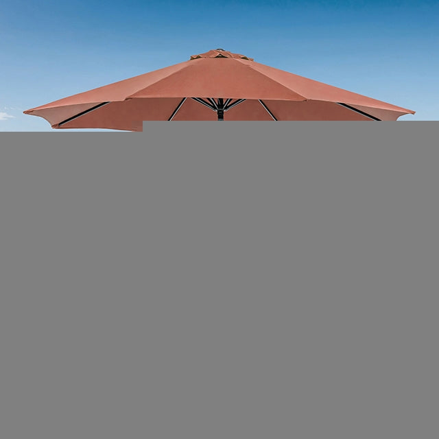 Soli 9' Outdoor Umbrella w/ Auto Tilt + 21" Round Base